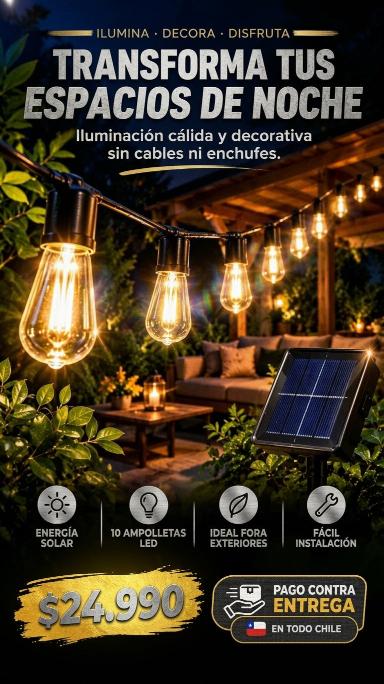 Guirnalda Solar 10M